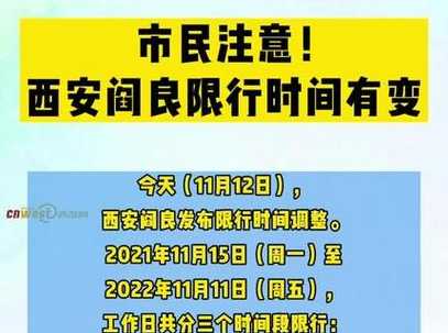 阎良最新限号措施详解，影响、原因与应对策略